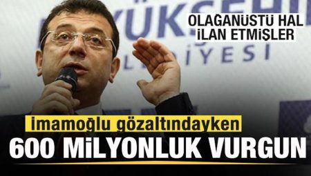 İBB’de yeni skandal ortaya çıktı! İmamoğlu gözaltındayken 600 milyonluk vurgun