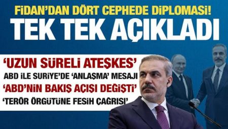 Fidan’dan dört cephede diplomasi! ABD ile mutabakat ve Suriye mesajı! Terör örgütüne davet