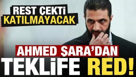 Şara rest çekti, flaş karar! ABD’nin ‘İsrail’ teklifini reddettiler…