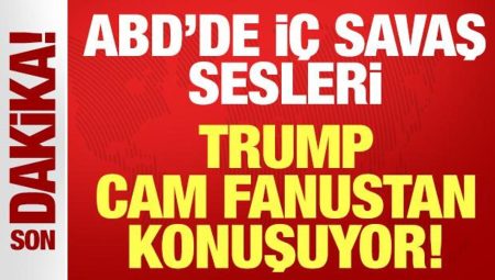 ABD’de iç savaş sesleri: Trump kurşun geçirmez cam fanustan konuşuyor…
