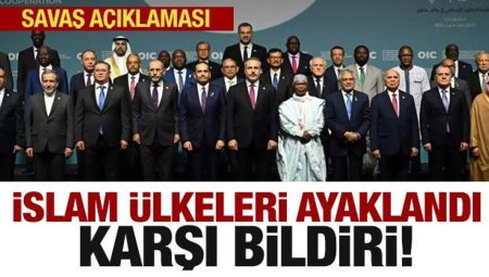 İslam İşbirliği Teşkilatı ayaklandı! İsrail’e karşı bildiri! Son dakika savaş açıklaması