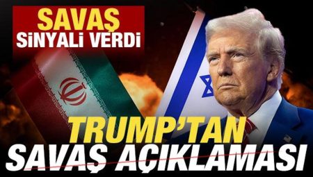 Son dakika: Trump’tan savaş açıklaması