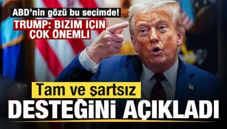 ABD’nin gözü bu seçimde! Trump’tan açıklama! Tam ve kuralsız dayanağını ilan etti